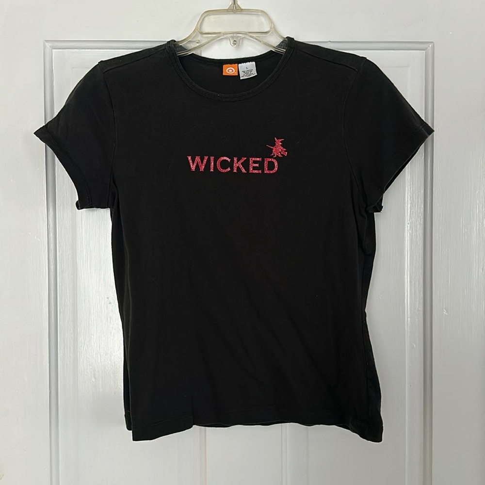 Black tee, wicked fun!